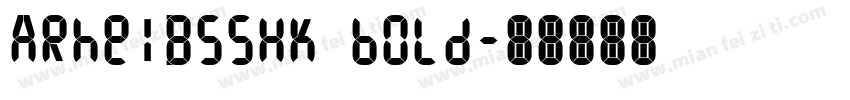 ARheiB5SHK bold字体转换